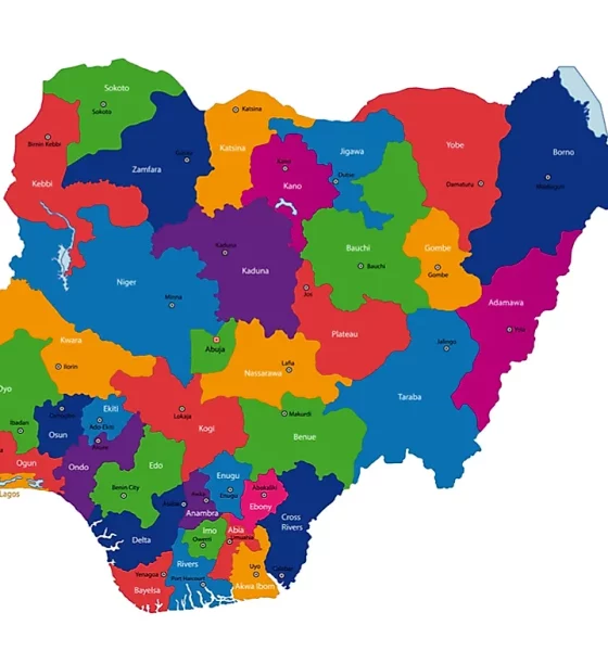 Nigeria State Map